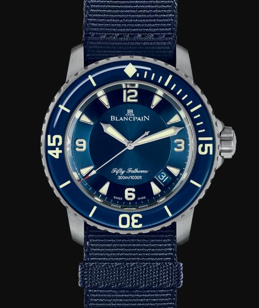 Review Blancpain Fifty Fathoms Watch Review Fifty Fathoms Automatique Replica Watch 5015 12B40 NAOA